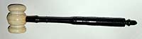 Ivory Gavel with Ebony Handle