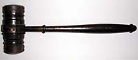 Relic Gavel from Frigate Constitution