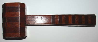 Gavel detail