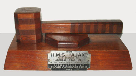 HMS Ajax Gavel