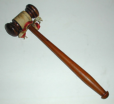 Gavel from White House Timbers