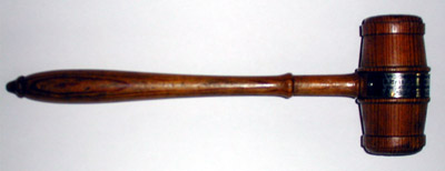Gavel from White House Timbers