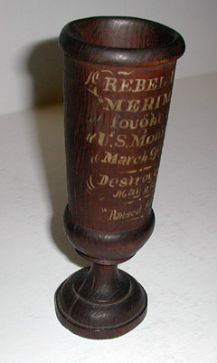 Merrimack Civil War Ship Relic Cup