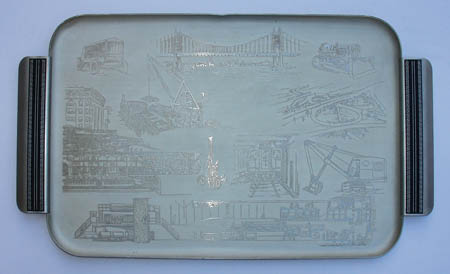Detail of tray