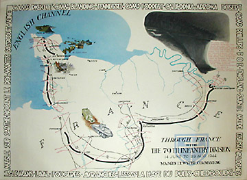 Through France with the 79th Infantry Division 14 June to 29 Aug, 1944
