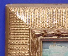 George Barse painting frame detail