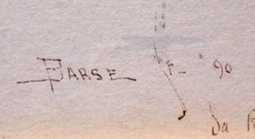 George Barse signature