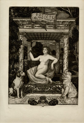 Frontispiece, The Societe des Aqua-Fortistes