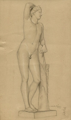 Studies of a Classical Sculpture: front