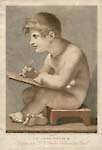 Prudon Neoclassical Allegories of Artist and Model as Children