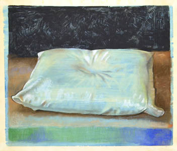 Pillow Watercolor by Richard A. de Menocal