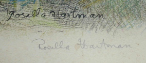 Rosella Harman signature