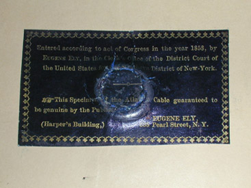 detail: inside cover
