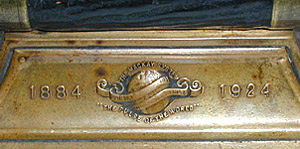 detail: back plate