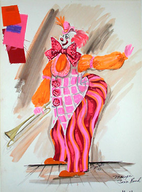 Manage Jazz Band Clown Costume