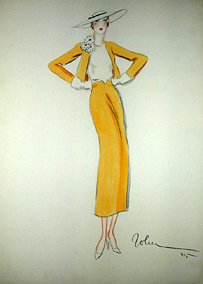 Yellow Suit With Daisies, No. 825