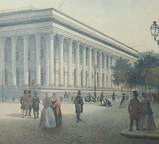 Vue de la Bourse