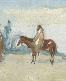 Indian Encampment Detail