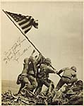 Old Glory goes up on Mt. Suribachi [Raising the Flag On Iwo Jima]