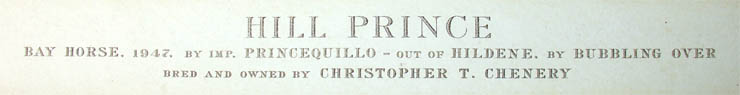 Hill Prince