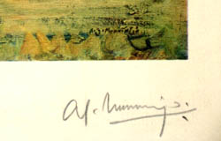 Munnings gypsies signature