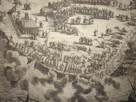 Siege of La Rochelle detail