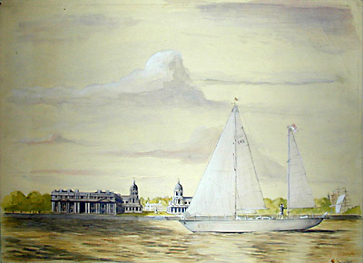 Sir Francis Chichester Arriving at Greenwich