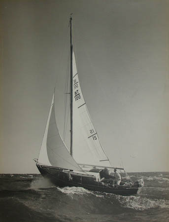 Sundancer Yacht in 1961 Off Soundings Club Regatta