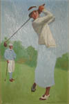 Fadeaway golfer
