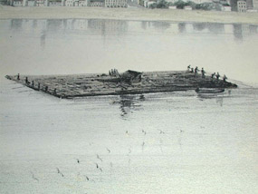 detail: barge