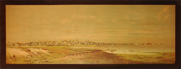 View of Nantucket Town from Monomoy